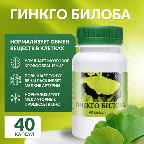 Гинкго билоба NektarBio, 60 кап.
